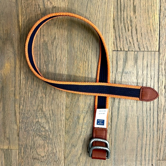 Janie and jack belt Navy with Orange - Picture 1 of 4